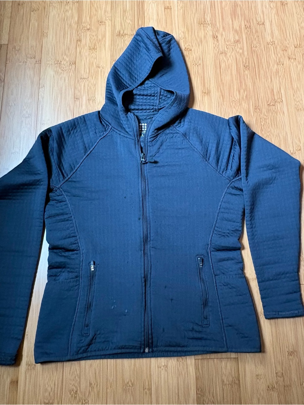 Title Nine Hooded Full Zip Waffle Fleece